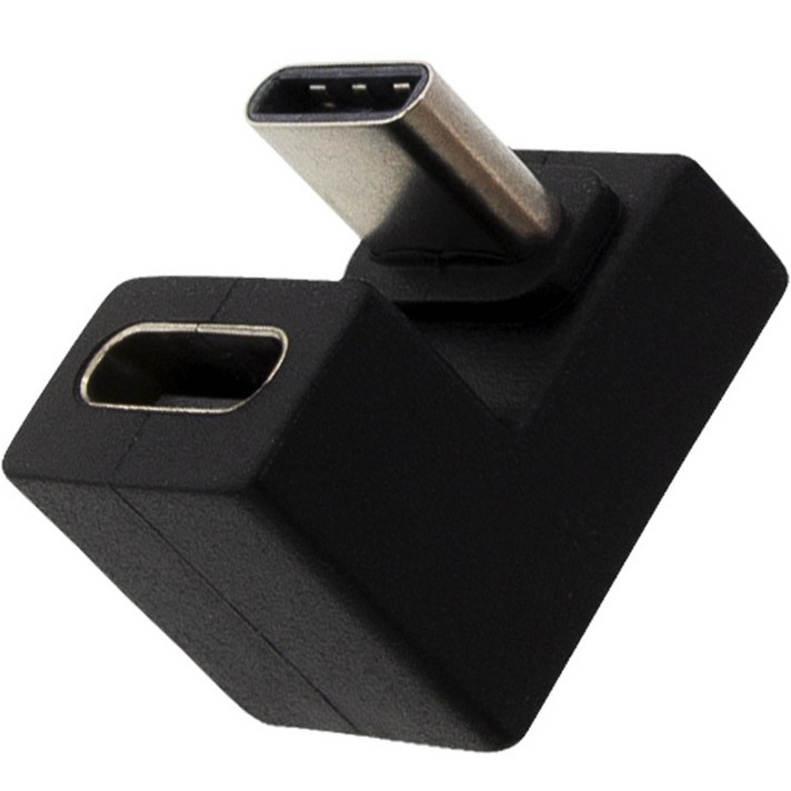 솔탑 USB C타입 GEN2 충전 데이터 영상 전송 180도 젠더 65W 4K