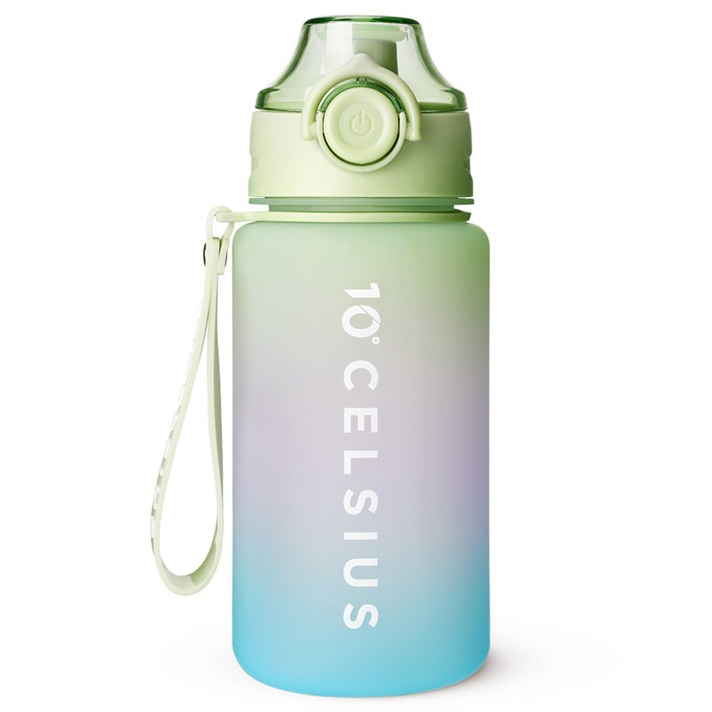 10도씨 트라이탄 레인보우 스포츠보틀, 그린, 600ml, 1개 10도씨 트라이탄 레인보우 스포츠보틀, 그린, 600ml, 1개