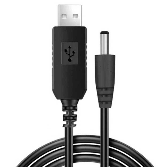 엠비에프 USB 5V to DC 12V 전원 승압 케이블 MBFUP5V12