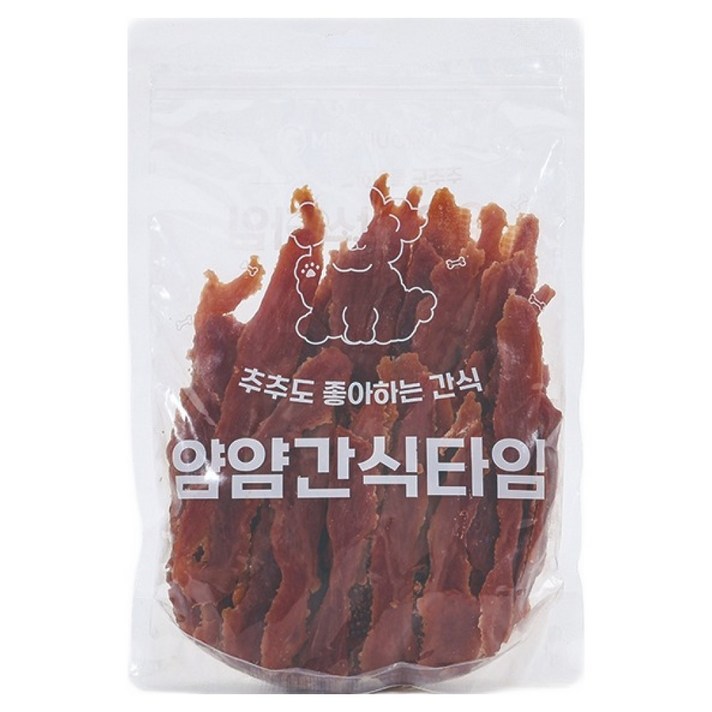 미스터추추 강아지 얌얌간식타임 대용량간식, 1kg, 1개, 오리가슴살육포