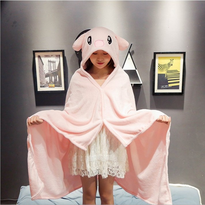 동물 후드담요 동물 후드담요