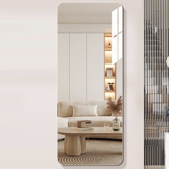 알럽홈 부착형 아크릴 미니 벽거울 20 x 60 cm