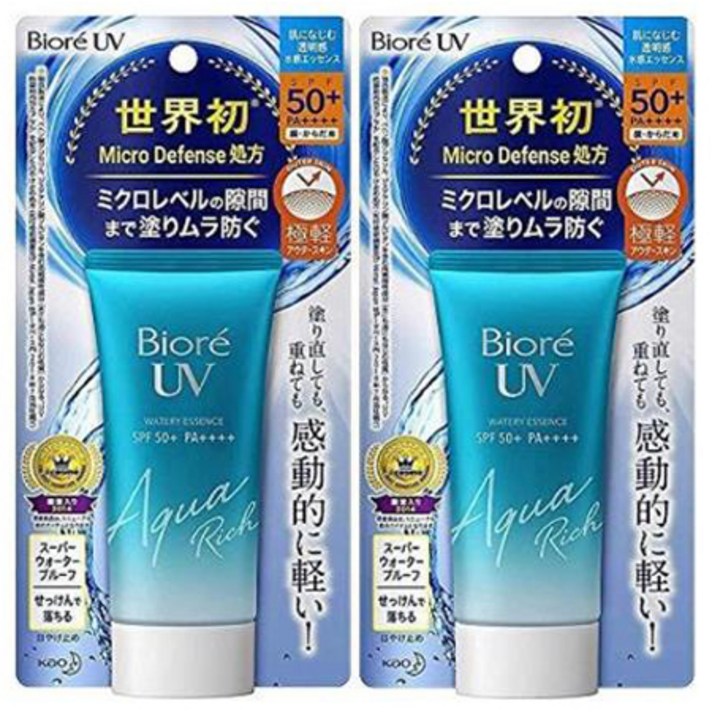 비오레 UV 아쿠아리치 워터리 에센스 썬크림, 50g, 5개
