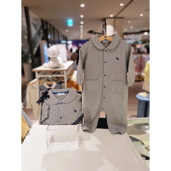 [블루독베이비] (MG)COZY카라우주복 (44A7067503) ch 24FW 백일 돌 조카