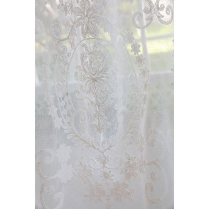 다올데코 고급 자수 쉬폰 3종 선택 나비주름속커튼 세로 270cm까지 맞춤제작 길이무료연장 271cm이상 견적요청