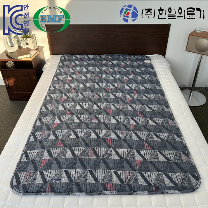세계공용 한일의료기 국산 프리볼트 110v 220v 겸용 절전형 안심 전기요 해외용 출장용 1인용 2인용, 더블135×180, 네이비