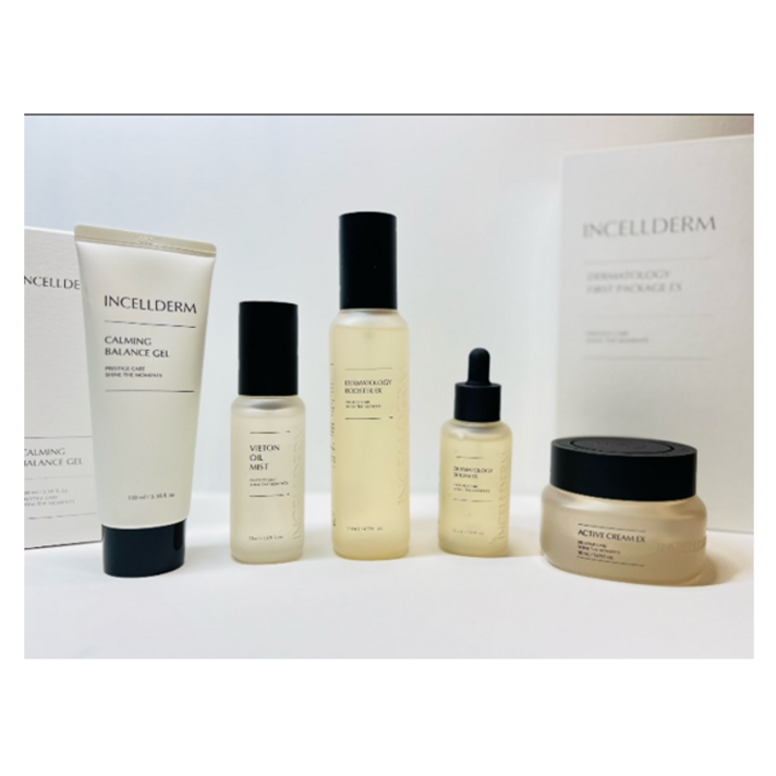 인셀덤 화장품 기초 5종 세트 부스터 세럼 크림 오일미스트 카밍젤