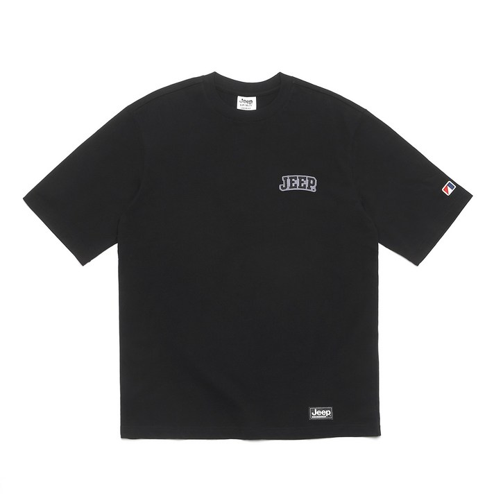 지프 24SS 오버핏 와펜로고 반팔티셔츠 JP6TSU151 지프 24SS 오버핏 와펜로고 반팔티셔츠 JP6TSU151