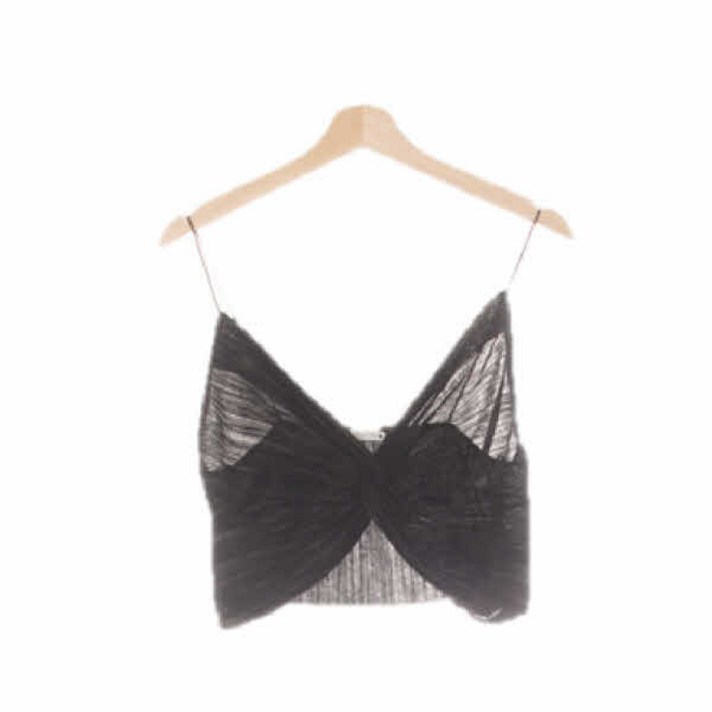 9850 자라 블랙 꼬임스트랩플리츠뷔스티에 S