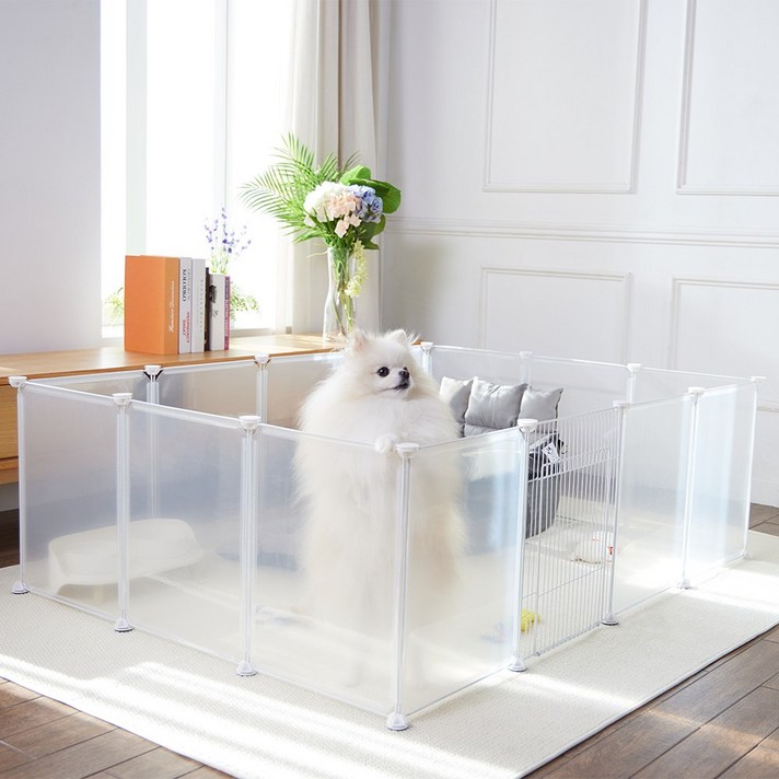 온누안 반려동물 강아지 보호 울타리 펜스 13p  안전문 1p