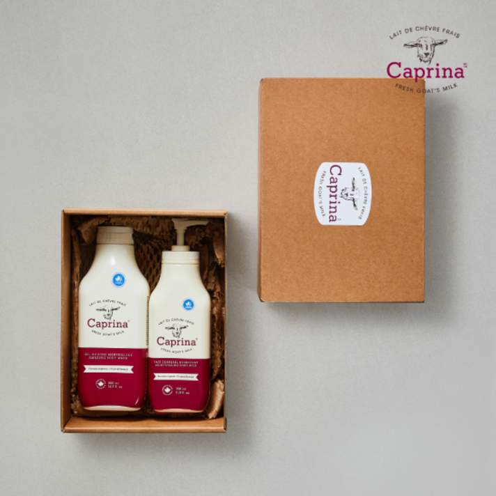 [선물세트] 프레쉬 산양밀크 바디워시 500ml + 바디로션 350ml