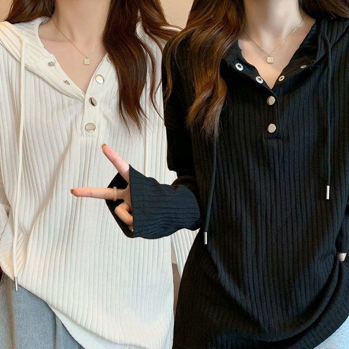 1 1 여성티셔츠 후드티 블라우스 긴팔티 맨투맨 티 TX8032908 46