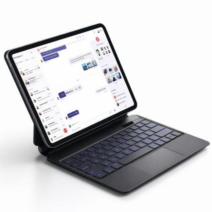 구조독 매직키보드 A1933 아이패드 프로에어 11인치용 포고핀 연결 패스쓰루 충전 아이패드키보드 케이스 한영키보드, 블랙 한글키보드, 1개, 에어6 11인치M2