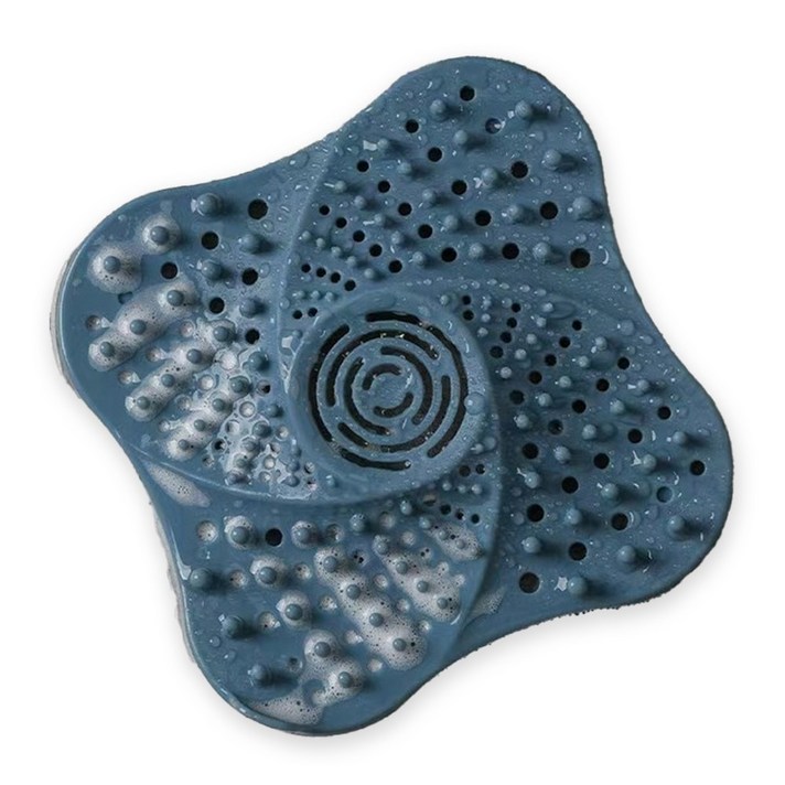 욕실 배수구 머리카락 거름망 냄새차단 막힘방지 필터 흡착식 고정형 4p