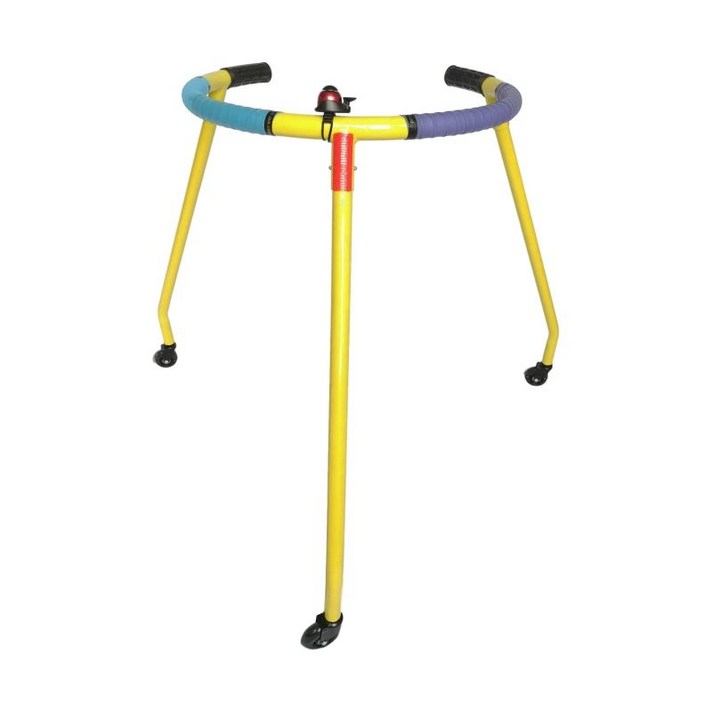 롤러스케이트 지지대 강습용 걸음 연습 추락방지 훈련, 1개, 오픈 옐로우 특대형 무소음 바퀴조명