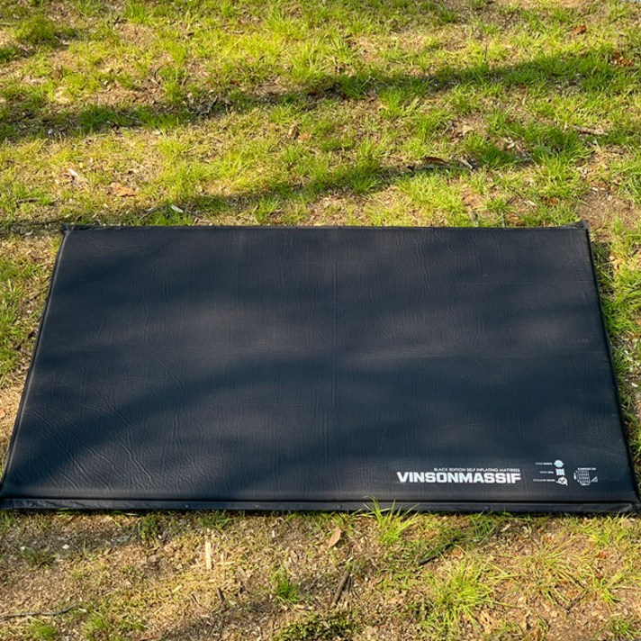 빈슨메시프 자충매트 프리미엄5T 2인용 5cm 더블 캠핑 자충 에어매트 휴대용 매트리스