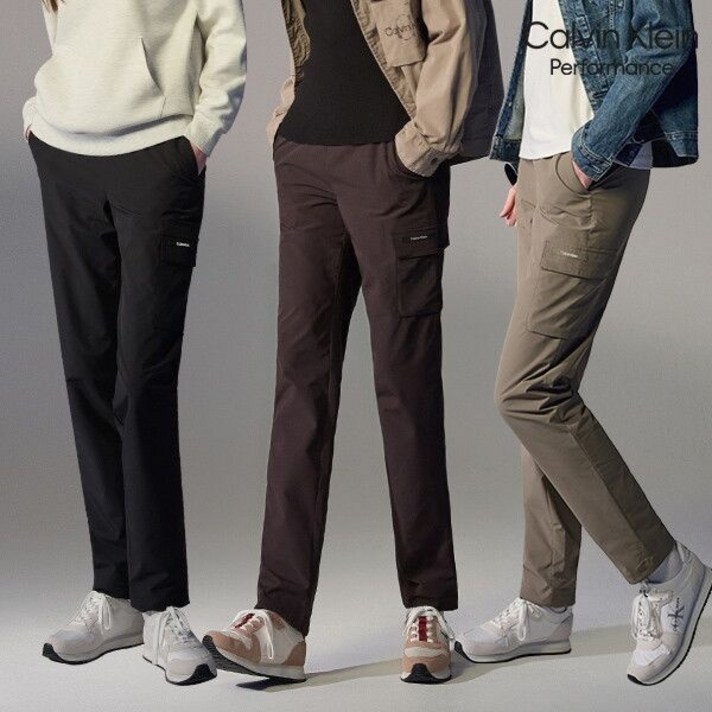국내매장품 캘빈클라인 퍼포먼스 안감 카고포켓 팬츠 여성 3컬러 택1