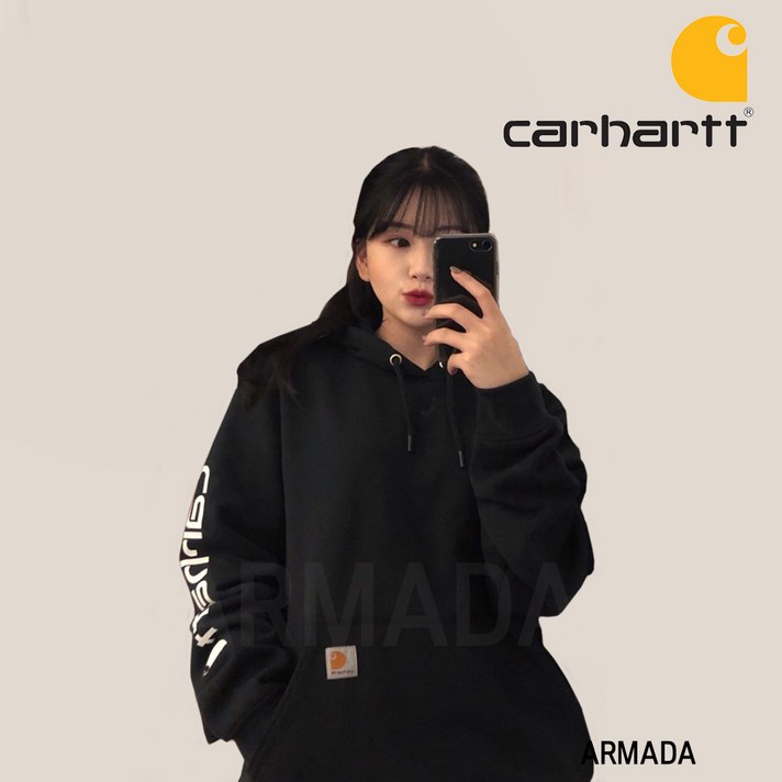 칼하트 K288 로고 후드티