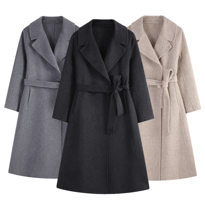 프리미엄 울 벨트 코트 T3SS45