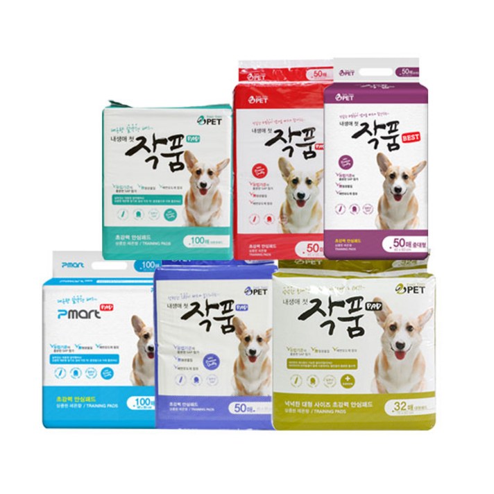 작품패드 애견패드 모음, 작품패드 초대형 32매