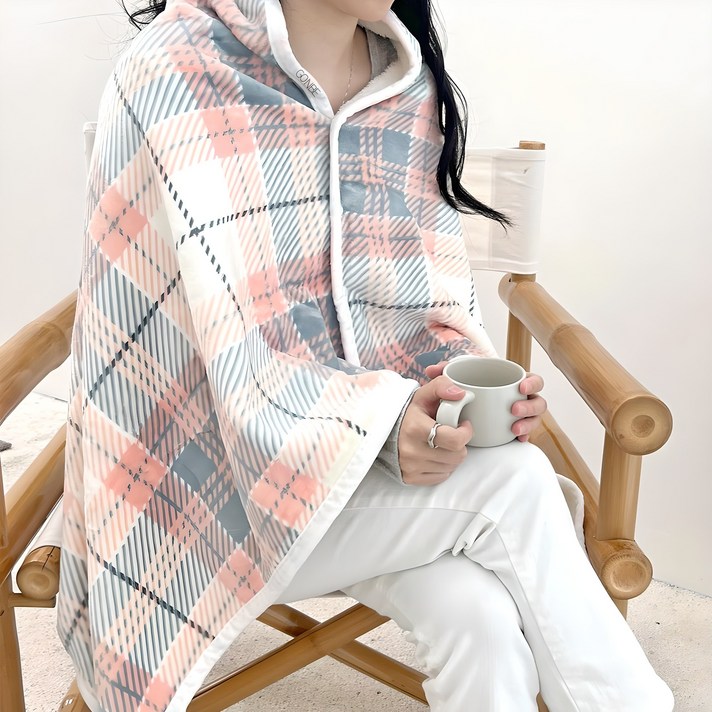 고앤비 똑딱이 망토 앤 무릎 담요