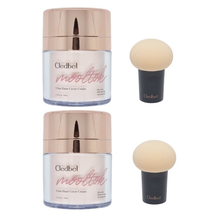 끌레드벨 물톡크림 시즌4 톡톡 투명 커버 크림 45ml X 2개 물톡봉2개 끌레드벨 물톡크림 시즌4 톡톡 투명 커버 크림 45ml X 2개 물톡봉2개