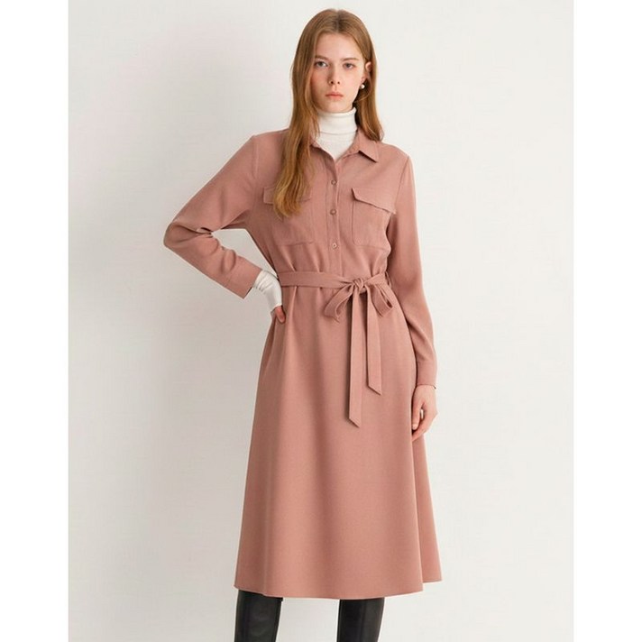 레노마레이디 플랩 포켓 셔츠 원피스CC41OP820