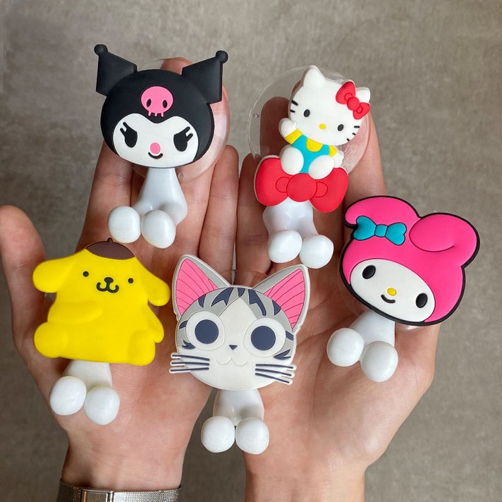 산리오 흡착식 칫솔걸이 수건걸이 만화캐릭터 쿠르미 폼폼푸린 욕실걸이 산리오 흡착식 칫솔걸이 수건걸이 만화캐릭터 쿠르미 폼폼푸린 욕실걸이