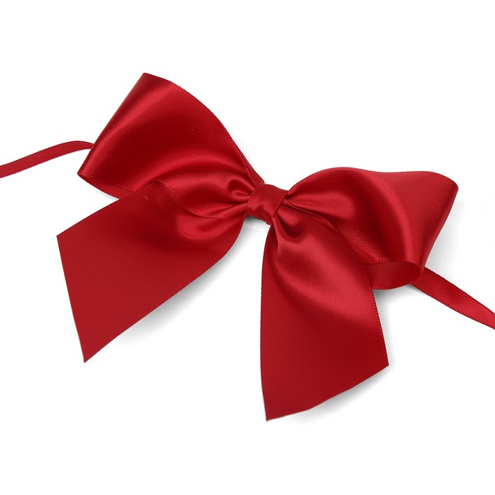 드림팩토리 공단 완성리본 타이리본대, 20개, 레드