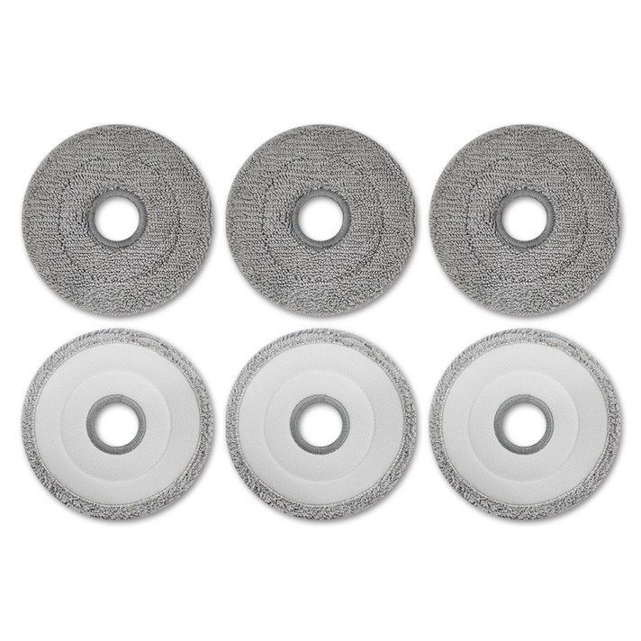 다온 삼성 비스포크 스팀 호환용 걸레  Ai 스팀 로봇청소기 호환용 물걸레 소모품, 6개, 물걸레