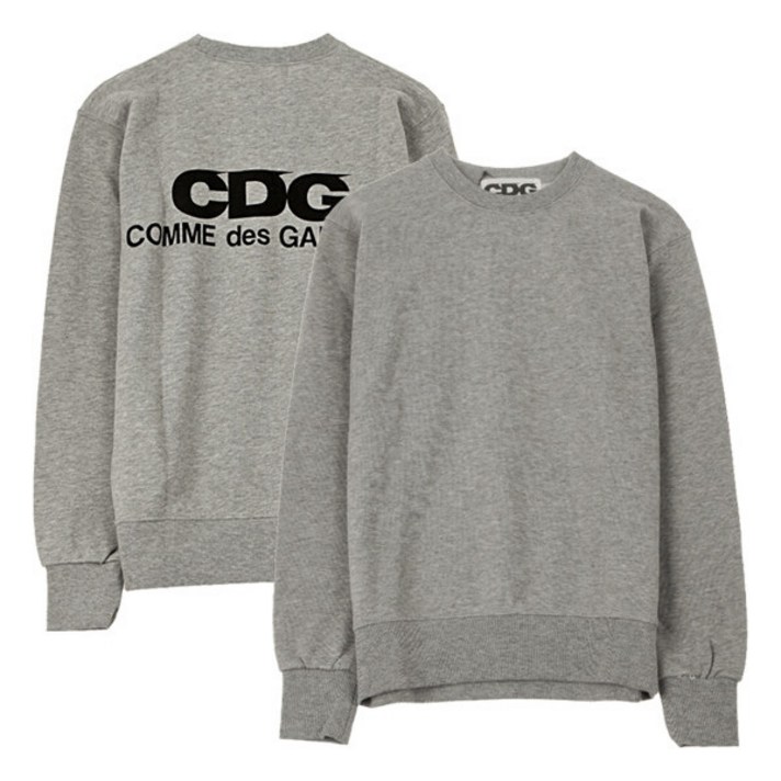 꼼데가르송 명품 SZ T002 051 4 CDG로고 맨투맨 그레이 남성 맨투맨  TS SZ T002 051 4