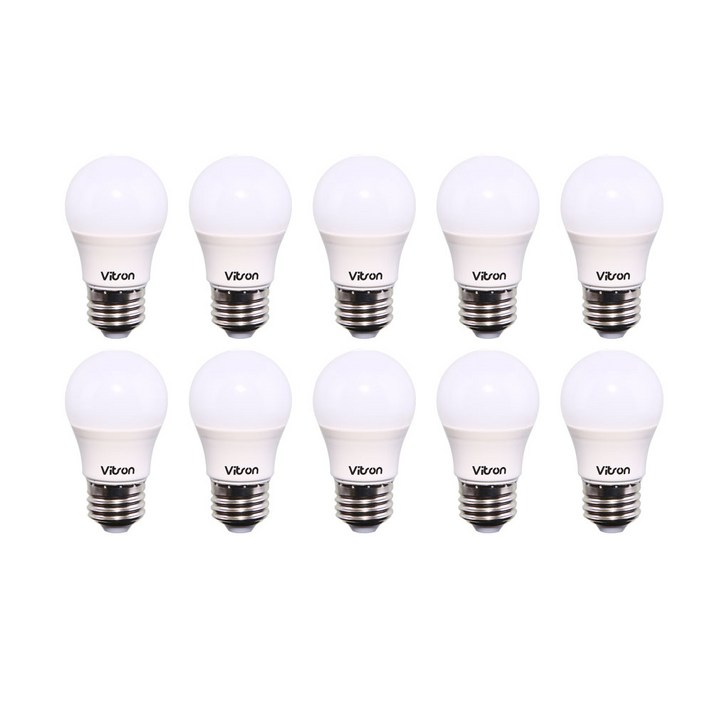엘스토리몰 LED 인치구 G45 3W E26 인지구 전구, 10개입, 전구색 엘스토리몰 LED 인치구 G45 3W E26 인지구 전구, 10개입, 전구색