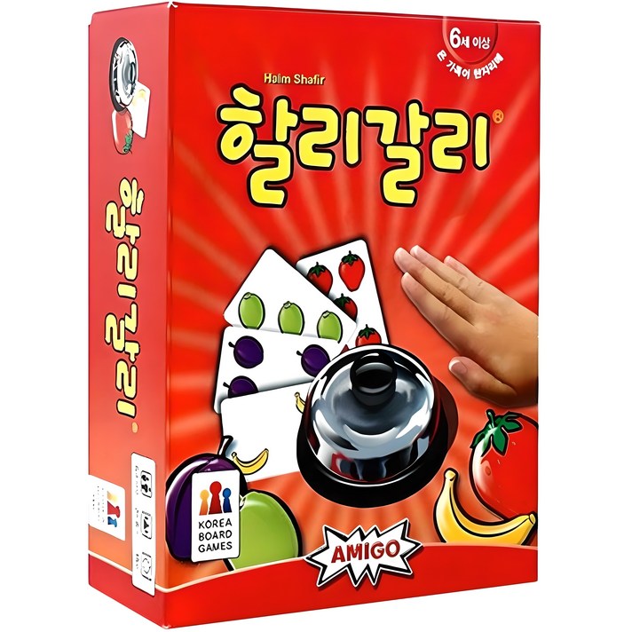 코리아보드게임즈 아미고 할리갈리 순발력 게임, 혼합색상, 1개