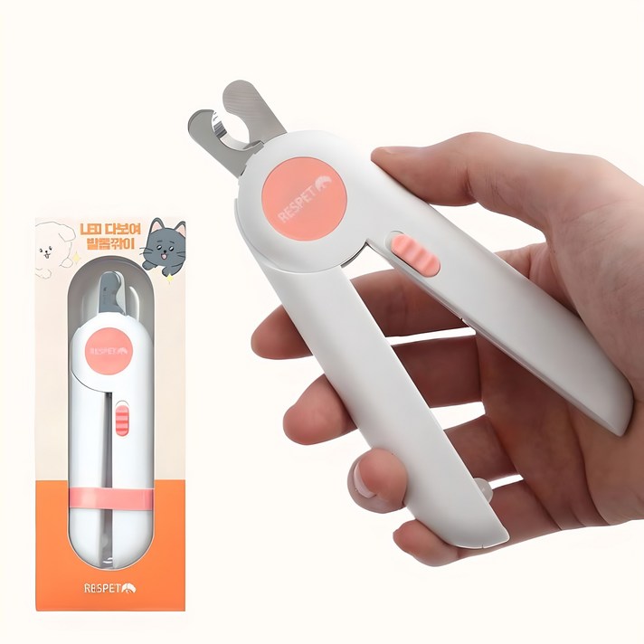 리스펫 반려동물 LED 다보여 발톱깎이 4.3 x 15 cm 리스펫 반려동물 LED 다보여 발톱깎이 4.3 x 15 cm
