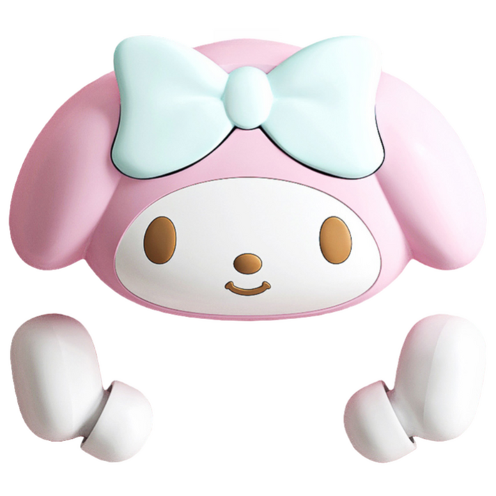 산리오 무선 블루투스 이어폰 블루투스 5.3 무선충전지원, 마이멜로디, CHABES21