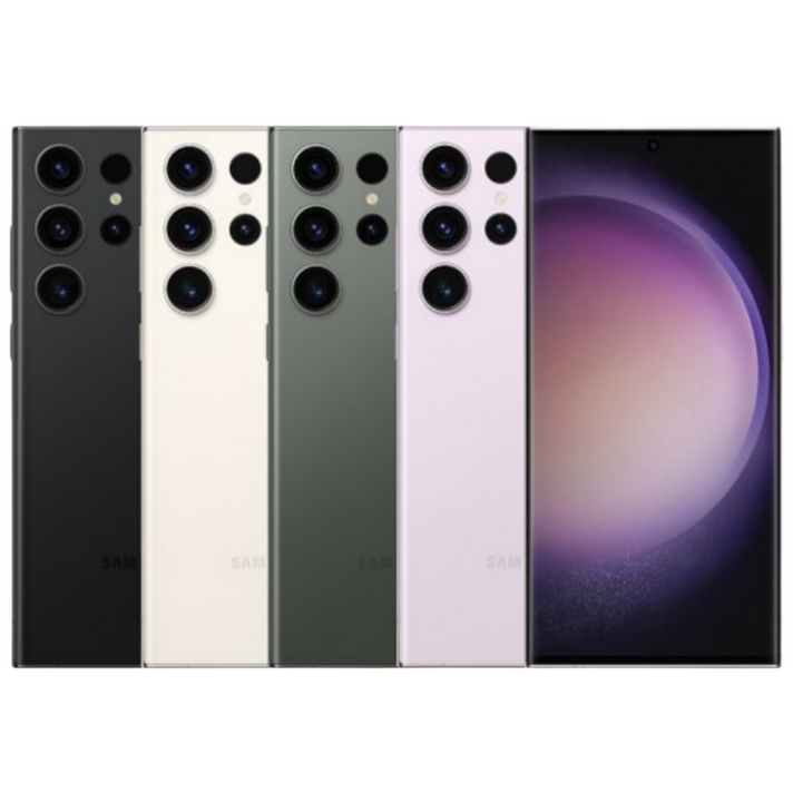 삼성갤럭시S23울트라 256GB 중고폰 리퍼폰 공기계 센터판 미사용 SMS918, 256GB, 라벤더