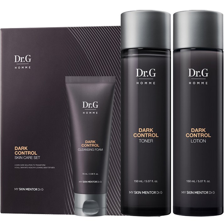 닥터지 옴므 다크 컨트롤 토너 150ml 로션 150ml 클렌징폼 70ml 세트, 1세트 닥터지 옴므 다크 컨트롤 토너 150ml 로션 150ml 클렌징폼 70ml 세트, 1세트