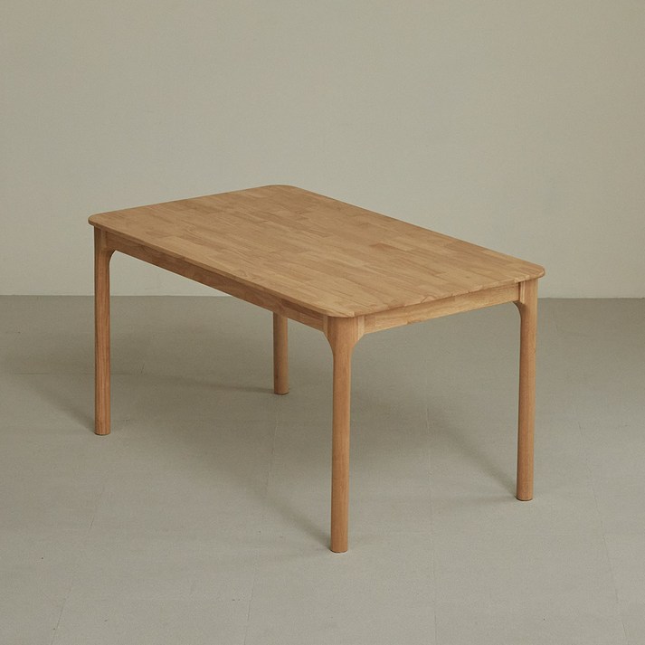 스칸딕 워즈 원목식탁 방문설치, 내추럴, 4인용