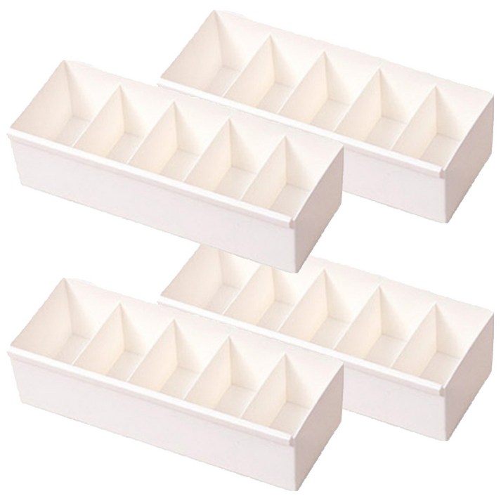 이즈리빙 칸칸칸 연결형 서랍정리 칸막이 속옷정리함 5칸