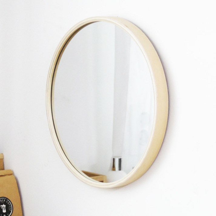 엠제이케이 슬림 원목 거울 300, 내츄럴 20221221