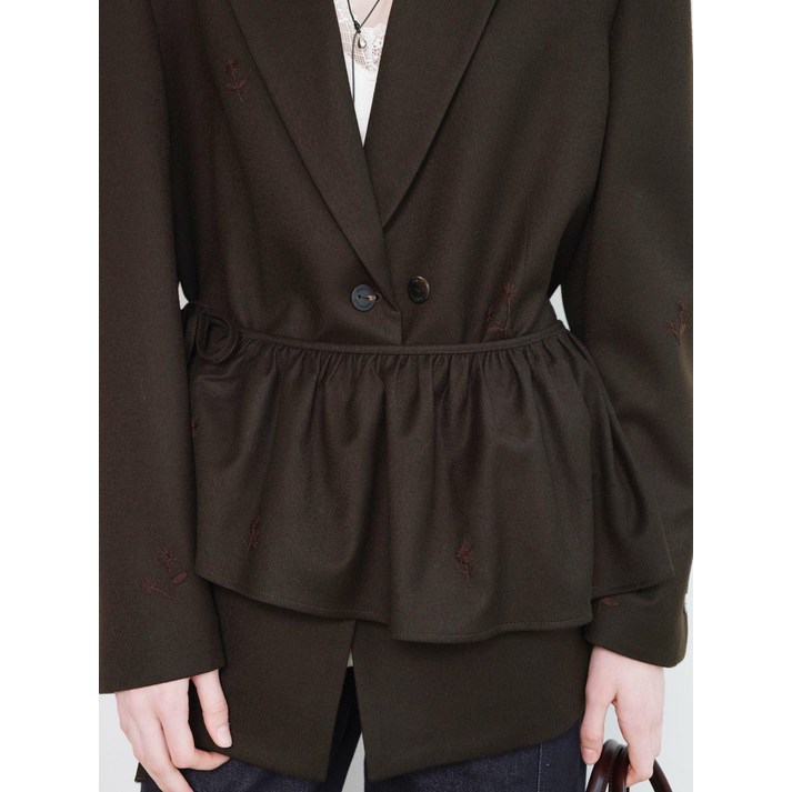 런던플랏 자수 스커트 2color 25FW