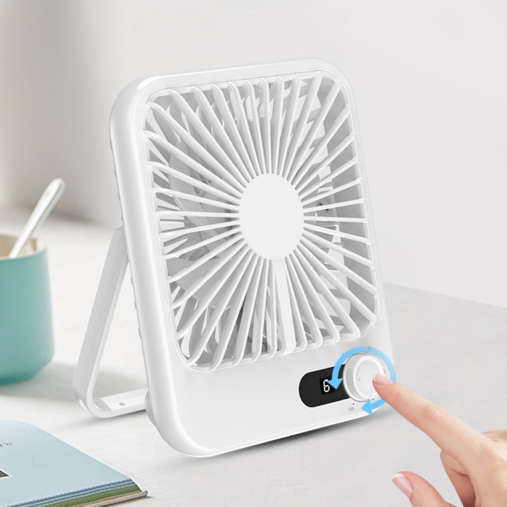 NUNUHANA 고속 저소음 미니 접이식 탁상선풍기 R11
