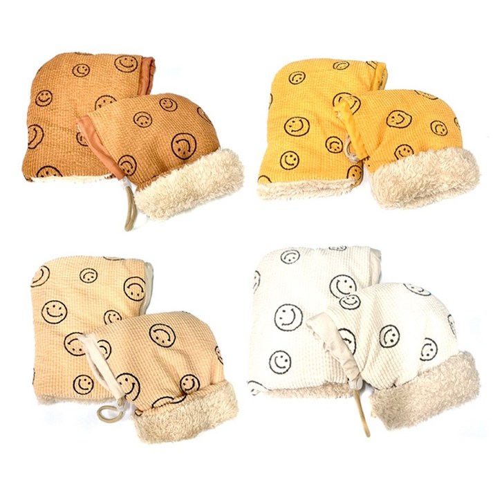 발통마켓 스마일 킥보드 핸드워머 자전거 겨울 핸드머프 핸들커버 마이크로킥보드