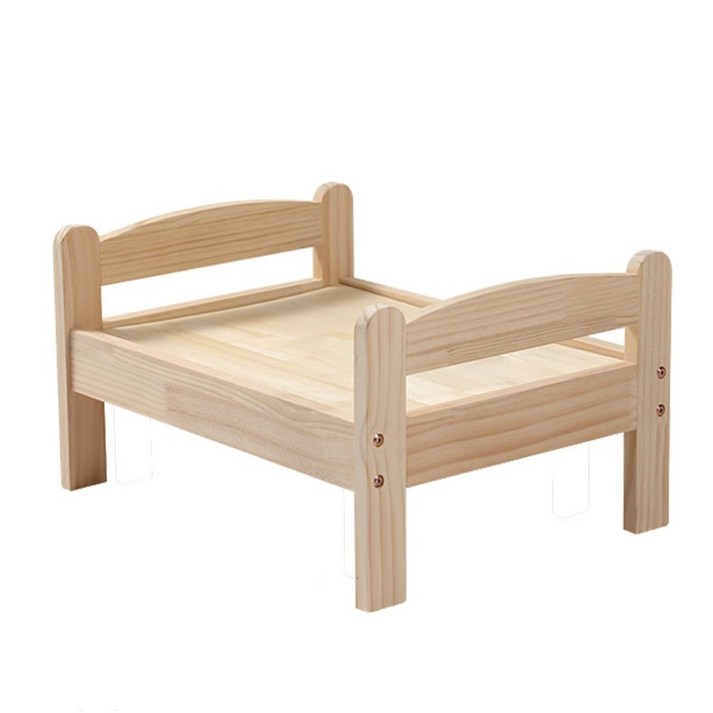 까마느 강아지 고양이 애완동물 원목침대 하우스 원목 강아지집 고양이집