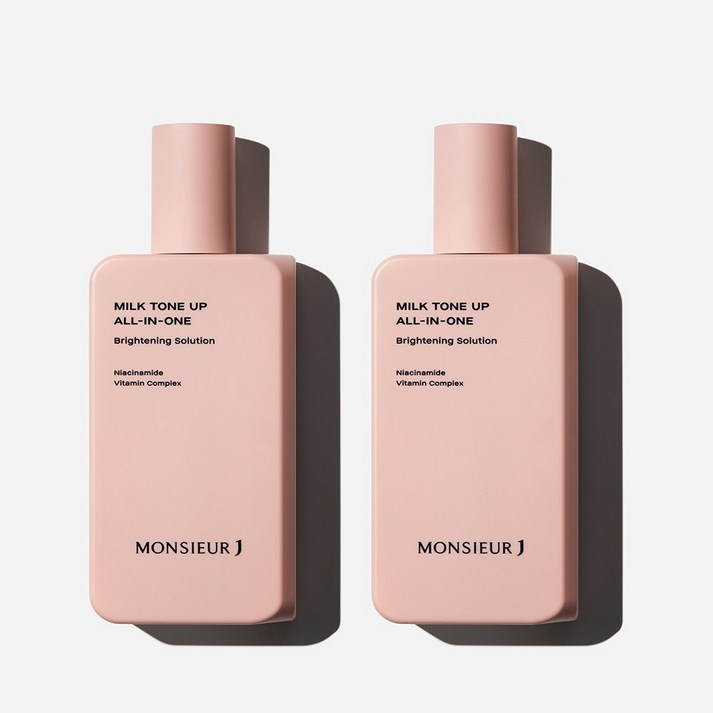 무슈제이 밀크 톤업 미백 올인원 200ml 2개, 200ml, 2개