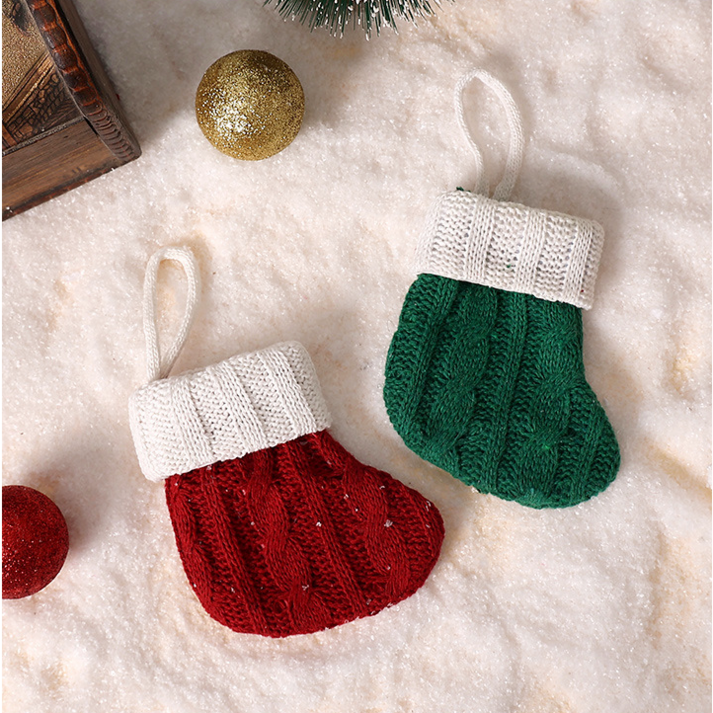 릴스베이 크리스마스 산타 대형 양말 선물 주머니 트리 장식 소품 펠트 오너먼트 성탄절 인테리어