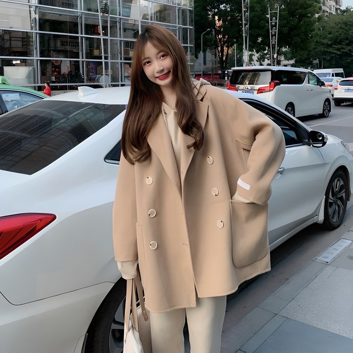 J1372 케디시 빅사이즈 오버핏 겨울코트 44120 J1372 케디시 빅사이즈 오버핏 겨울코트 44120