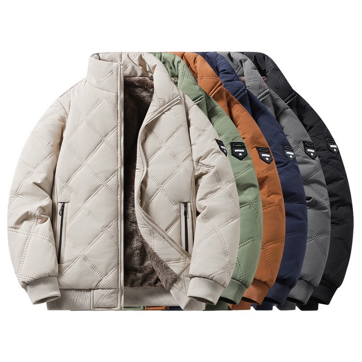 ANYOU 남성 겨울 방한 패딩 자켓 바람막이 점퍼 기모안감 6색상