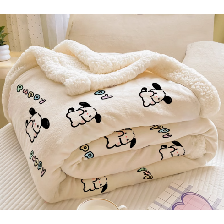 포근나래 양면 양털 이불 겨울담요