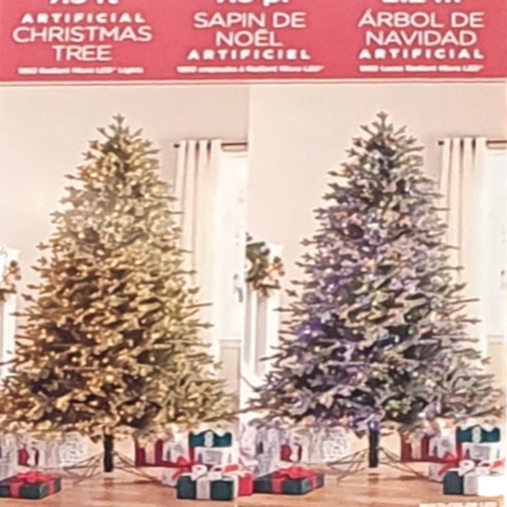 코스트코 크리스마스 트리 LED 전구 포함 높이 2.2M
